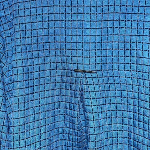 NWT Habitat 73737 Chopstick Button Cotton Pucker Window Pane Tunic Sz M/L - Picture 6 of 10